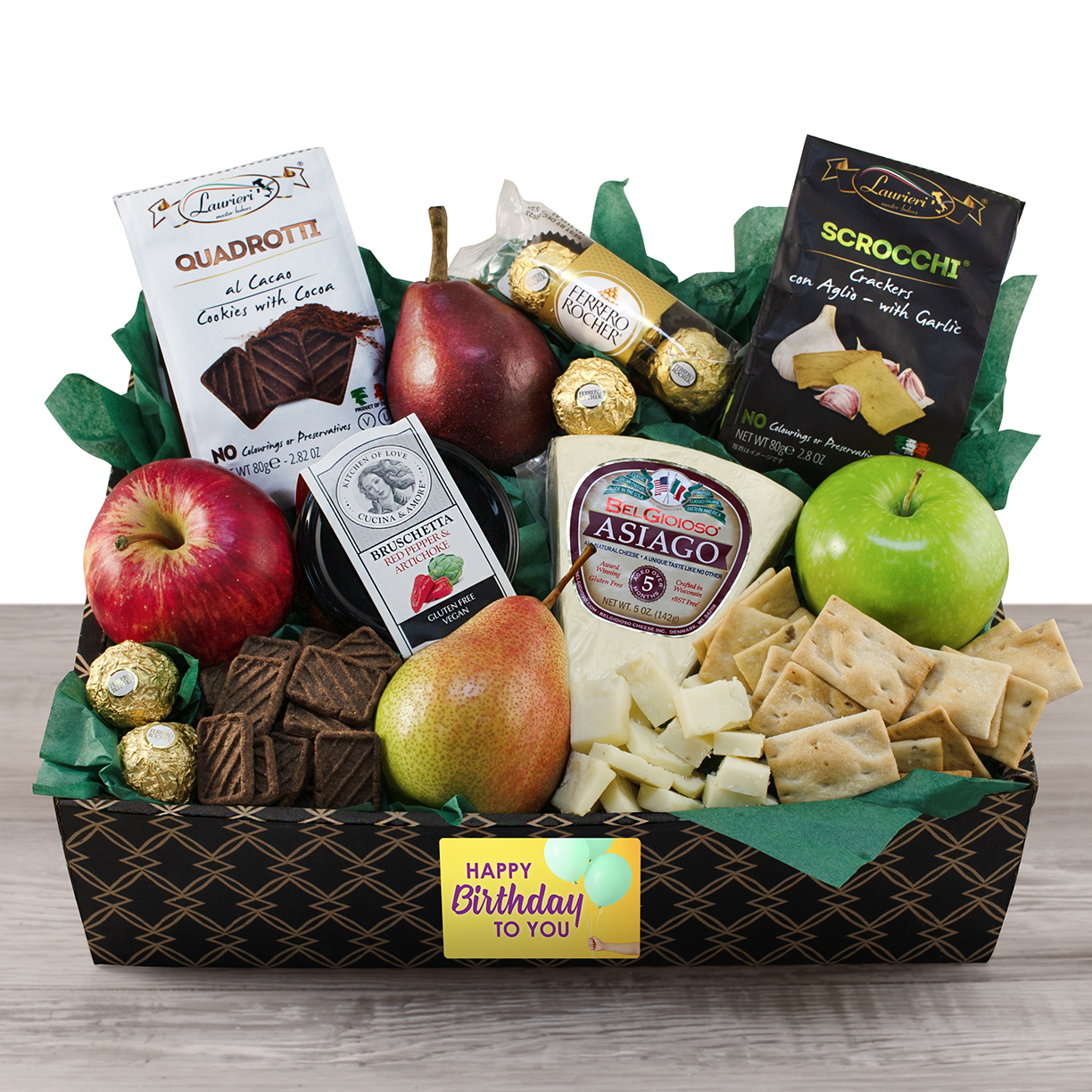 Italian Pride Of The Farm Fruit Gift Box - Birthday By Capalbo's Gift Baskets , Fruit Gift Baskets , Birthday Gift Baskets , Gift Baskets Delivered