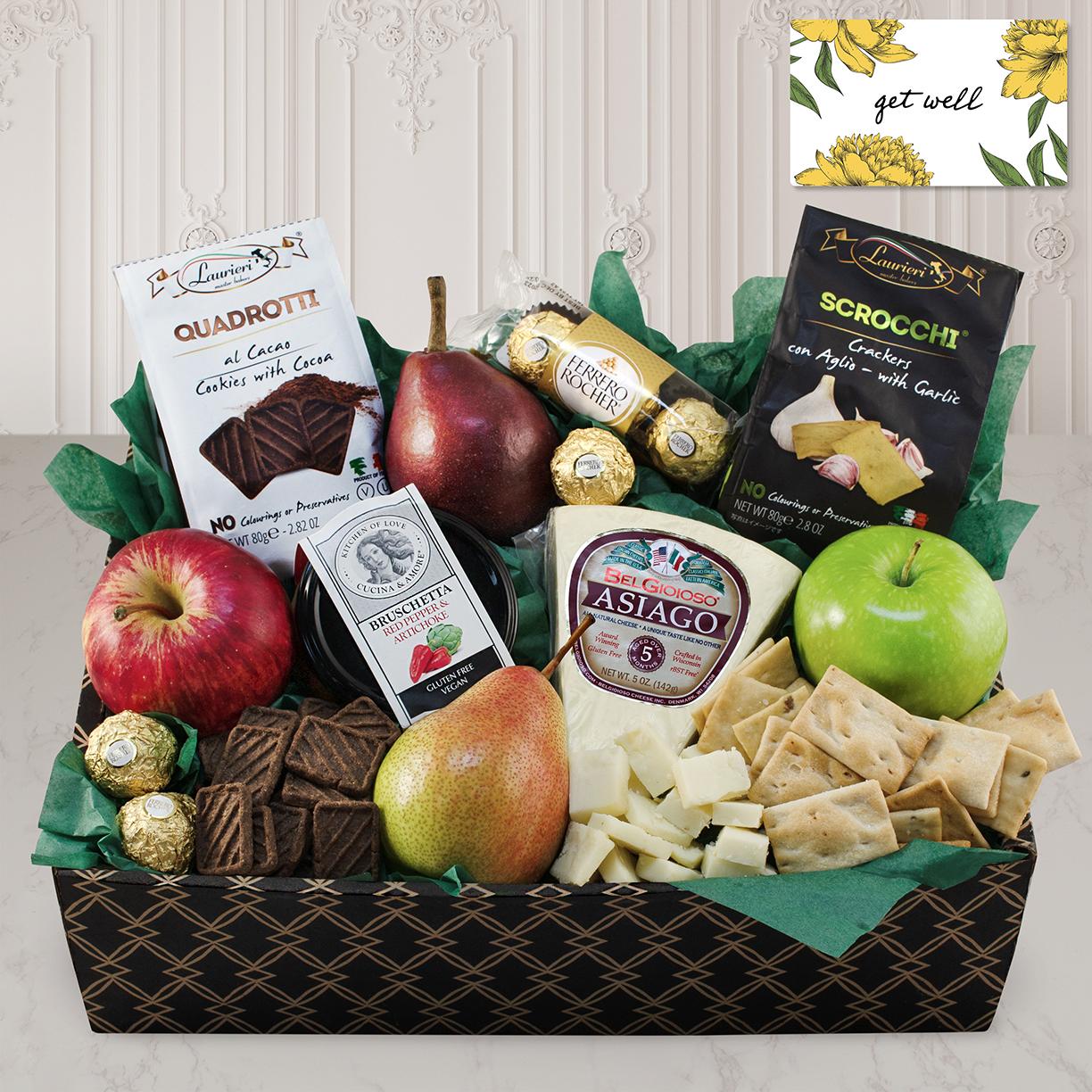 Italian Pride Of The Farm Fruit Gift Box - Get Well by Capalbo's Gift Baskets | Fruit Gift Baskets | Get Well Gift Baskets | Gift Baskets Delivered