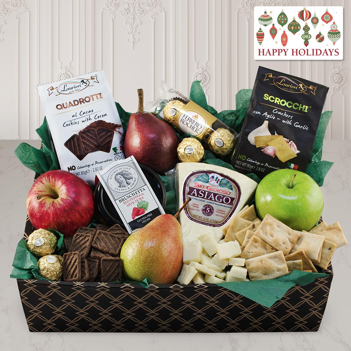 Italian Pride Of The Farm Fruit Gift Box - Holidays by Gift Basket | Fruit Gift Baskets | Holiday Gift Baskets | Gift Baskets Delivered