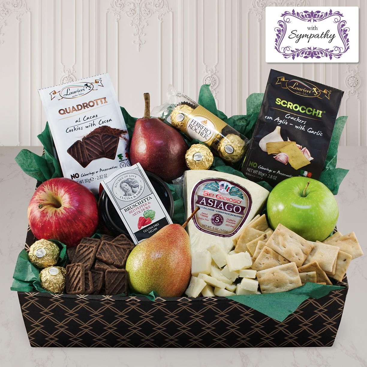 Italian Pride Of The Farm Fruit Gift Box - Sympathy by Capalbo's Gift Baskets | Fruit Gift Baskets | Sympathy Gift Baskets | Gift Baskets Delivered