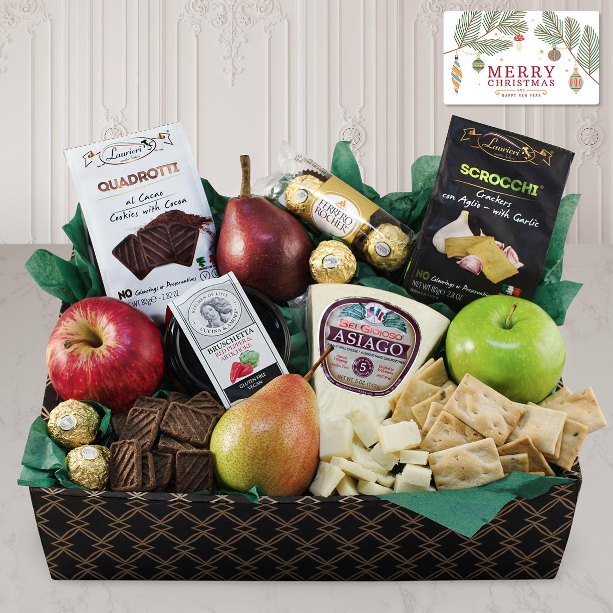 Italian Pride Of The Farm Fruit Gift Box - Christmas by Gift Basket | Fruit Gift Baskets | Christmas Gift Baskets | Gift Baskets Delivered