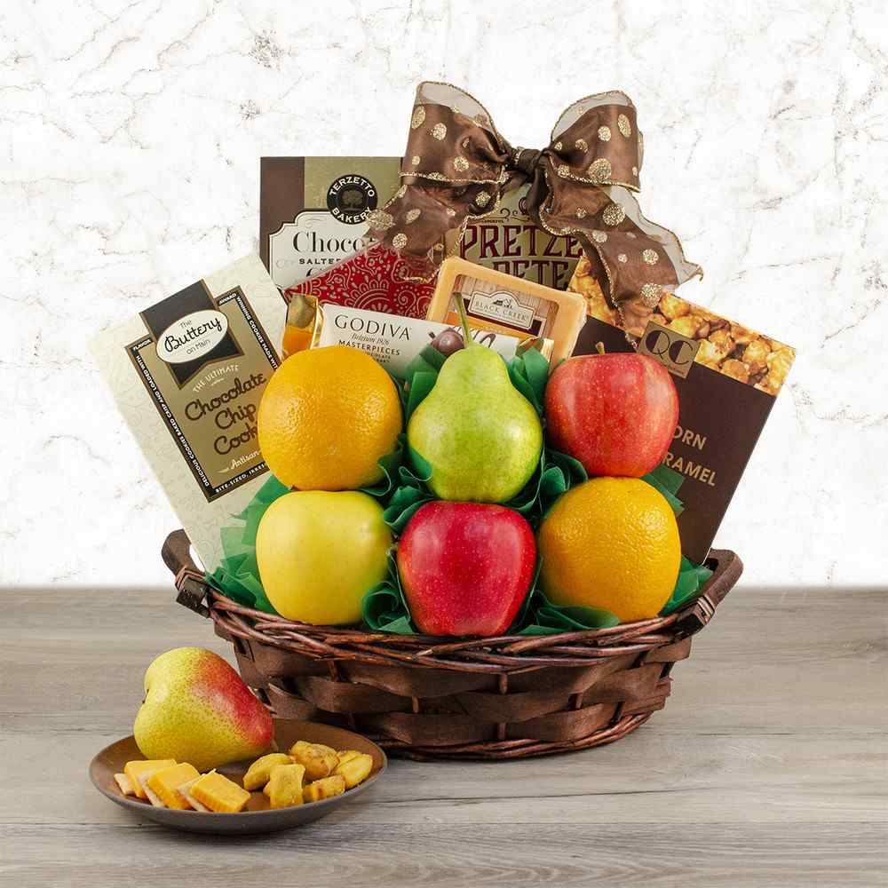 Garden Fresh Fruit Gift Basket By Capalbo's Gift Baskets , Fruit Gift Baskets , Gift Baskets Delivered