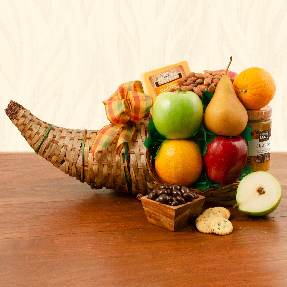 Capalbos Cornucopia Fruit Gift Basket